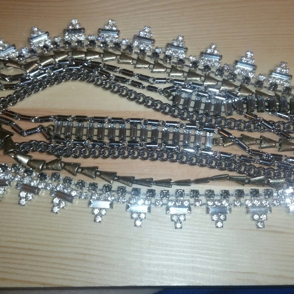 Stella & Dot 'Sutton' Silver Statement Necklace - image 4